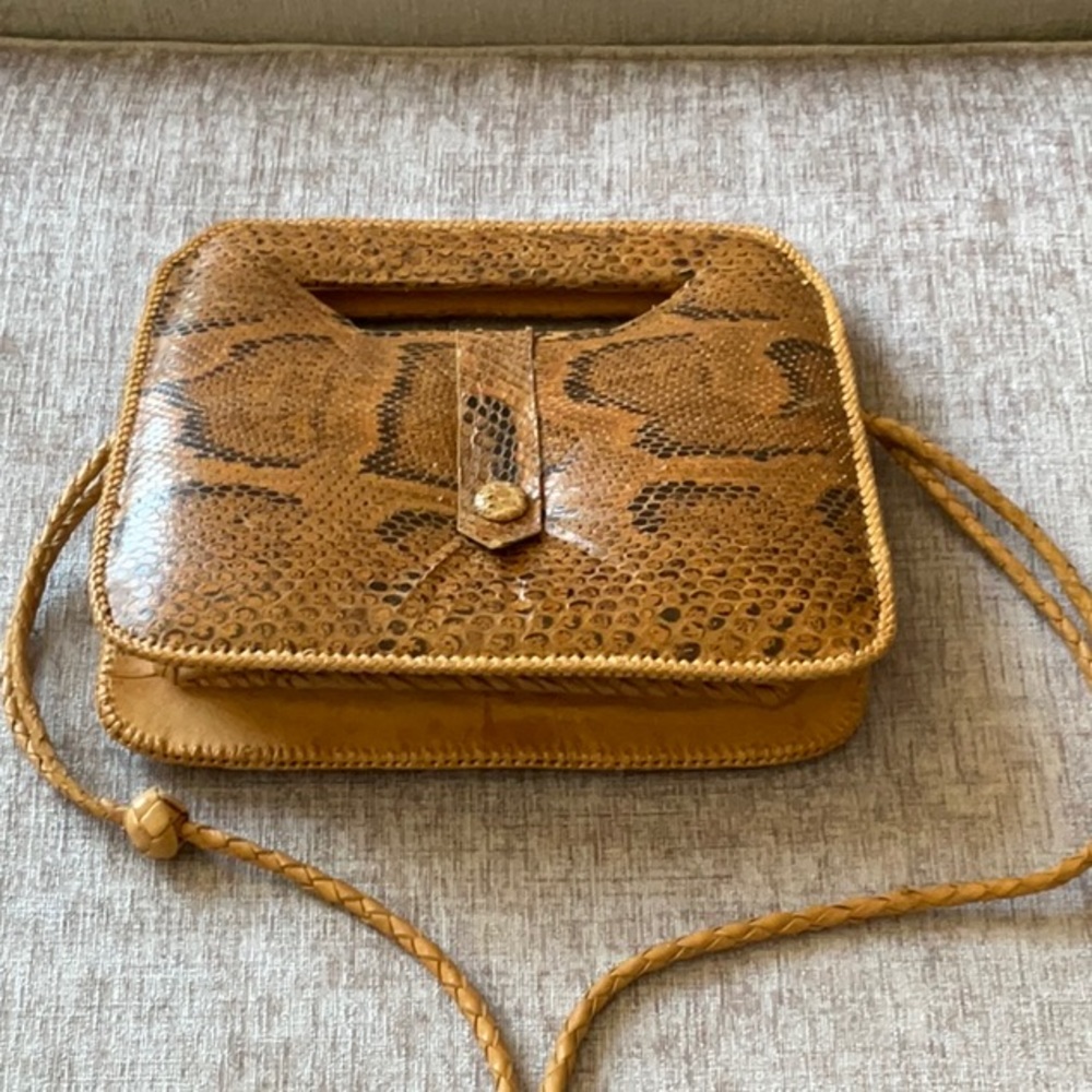 New Custom made snakeskin bag